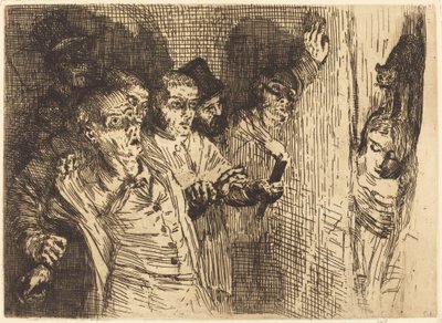 Le chat noir - Alphonse Legros