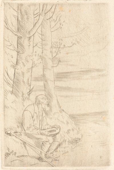 Mendiant aveugle - Alphonse Legros