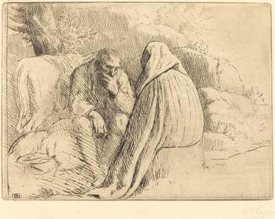 Campement de bohémiens - Alphonse Legros