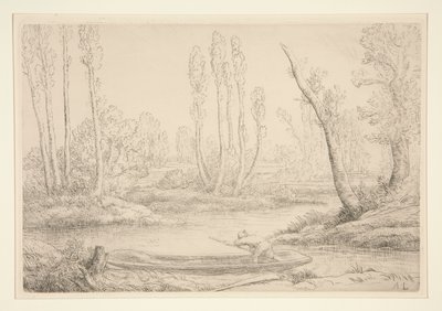 Bords de la Somme près de - Alphonse Legros
