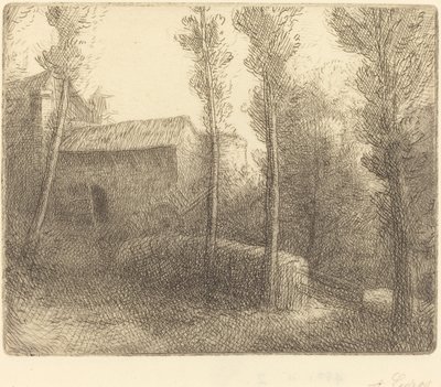 Le pont du moulin - Alphonse Legros