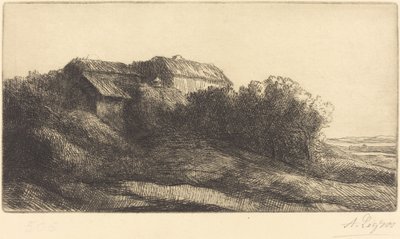 Chaumière sur le Coteau - Alphonse Legros
