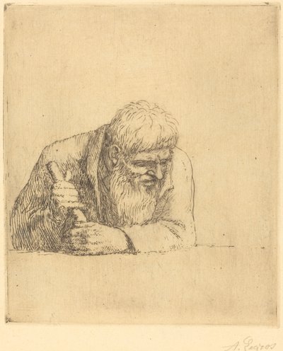 Un curieux - Alphonse Legros