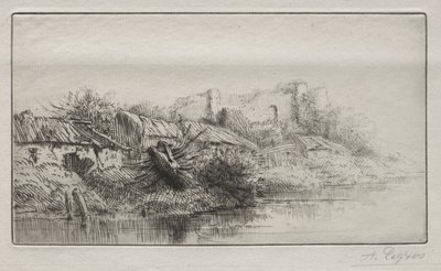 Village déserté - Alphonse Legros