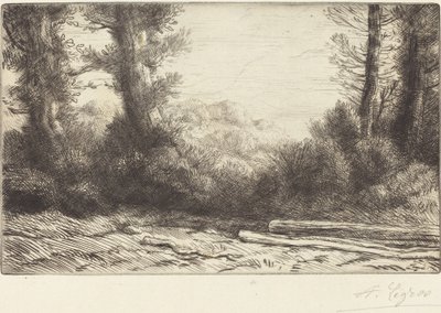 Lisière de bois - Alphonse Legros