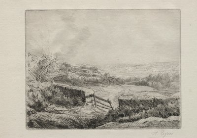 Entrée dans le champ - Alphonse Legros
