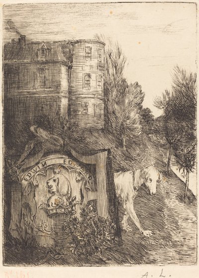 Ex-Libris Edwin Edwards - Alphonse Legros