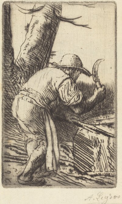 Le coupeur de fagots - Alphonse Legros
