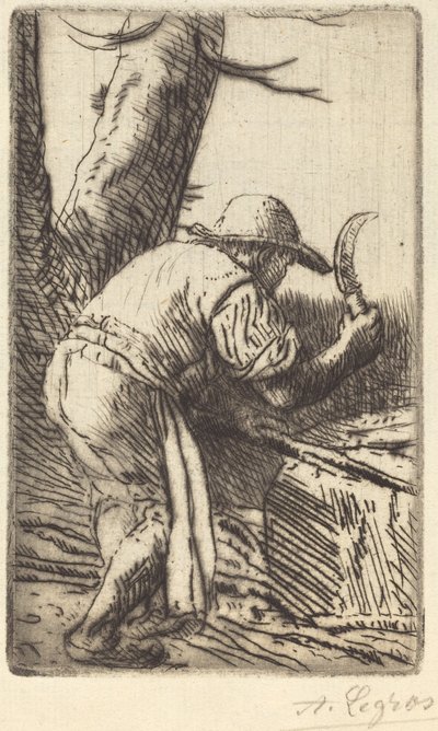 Le coupeur de fagots - Alphonse Legros