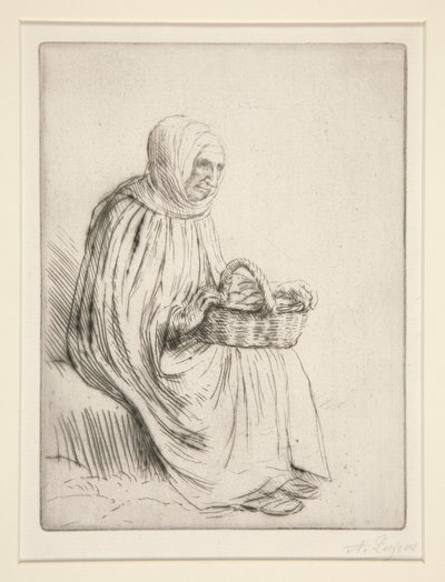 Femme du marché - Alphonse Legros