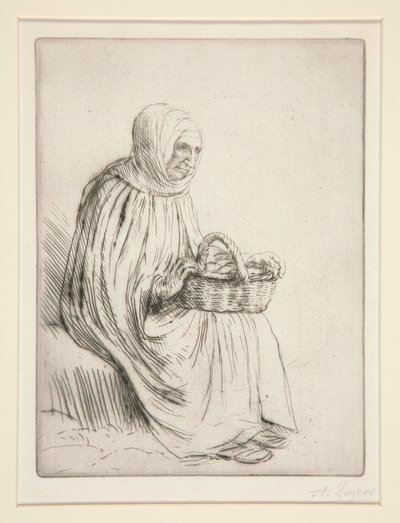 Femme du marché - Alphonse Legros