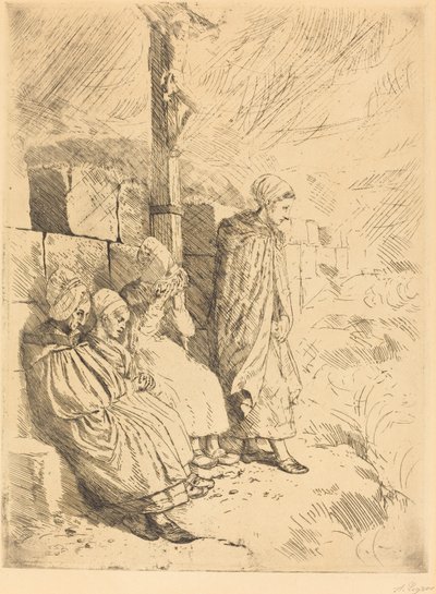 Femmes de pêcheurs - Alphonse Legros