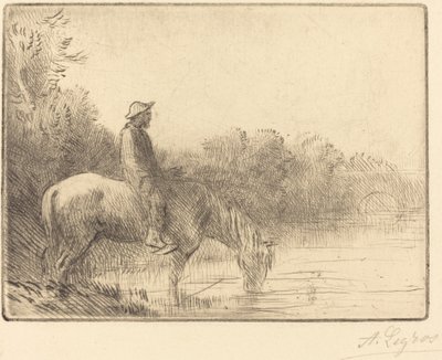Le gué - Alphonse Legros