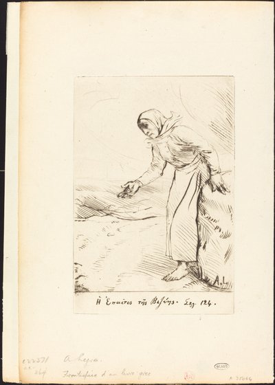 Frontispice La Mendiante de Veze - Alphonse Legros