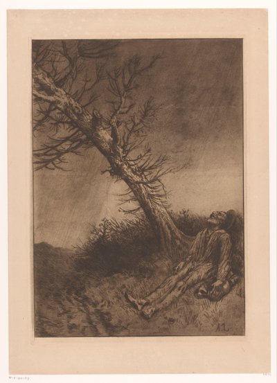 Le mort du Vagabond - Alphonse Legros