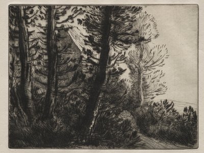 La maison de garde - Alphonse Legros