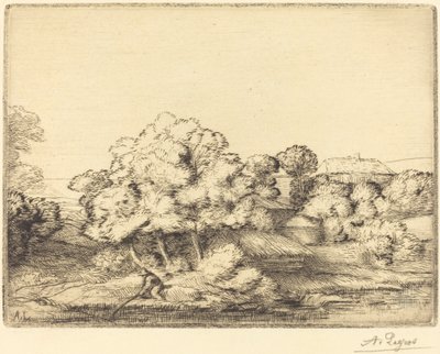 Le hameau près du lac - Alphonse Legros