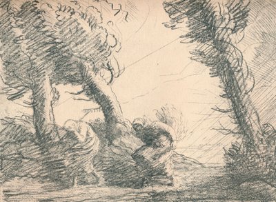 Moissonneurs surpris par la tempête, vers 1900, 1923 - Alphonse Legros