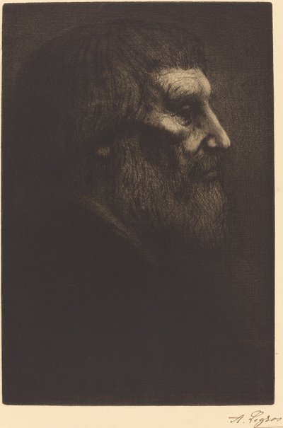 Tête de mendiant - Alphonse Legros
