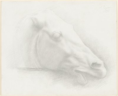 Tête de cheval du Parthénon - Alphonse Legros