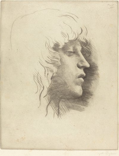 Tête de jeune fille - Alphonse Legros