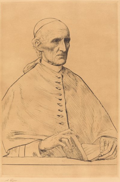 Son Éminence le cardinal Manning, 1ère planche - Alphonse Legros