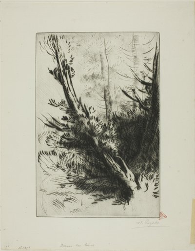 Dans un bois - Alphonse Legros