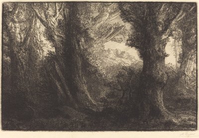 Dans la forêt de Conteville - Alphonse Legros