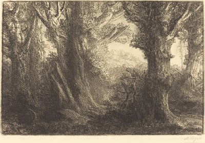 Dans la forêt de Conteville - Alphonse Legros