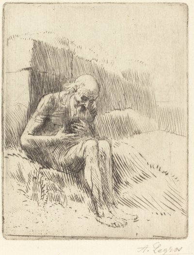 Job, 2ème planche - Alphonse Legros