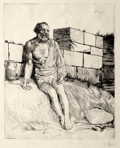 Job Première Planche - Alphonse Legros