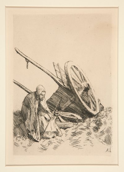 La Charette Brisée - Alphonse Legros