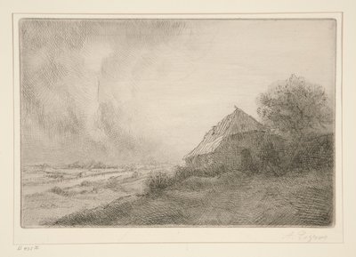La Masure sur la Colline - Alphonse Legros