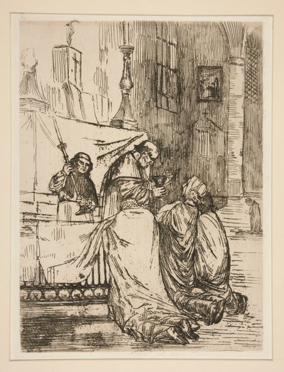 La communion dans l - Alphonse Legros