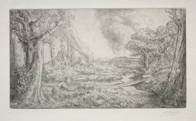 Paysage - Alphonse Legros