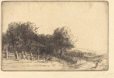 Un Paysage - Alphonse Legros