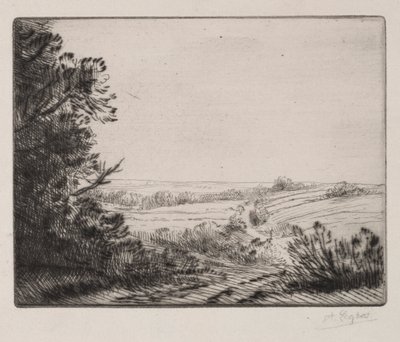 Paysage - Alphonse Legros