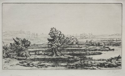 Paysage - Alphonse Legros