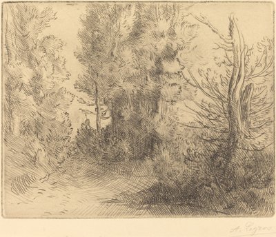 Paysage : Près de Chailleux - Alphonse Legros
