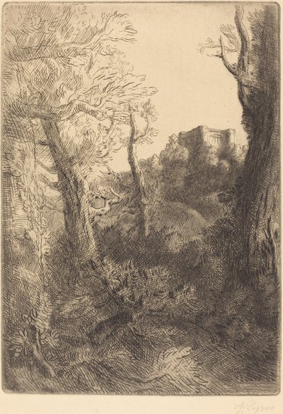 Paysage - Alphonse Legros