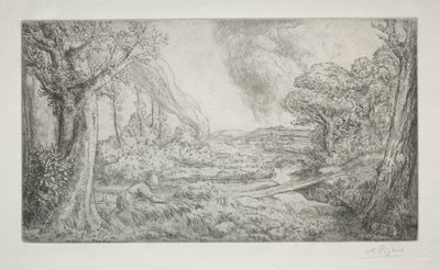 Paysage - Alphonse Legros