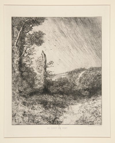 Le Coup de Vent - Alphonse Legros