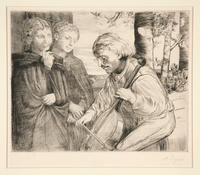 Le Joueur de Voile - Alphonse Legros