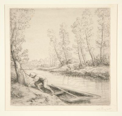Le Matin sur la rivière - Alphonse Legros