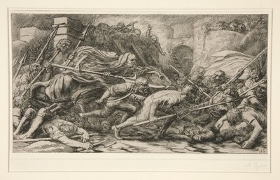 Le Triomphe de la Mort : Après le Combat - Alphonse Legros