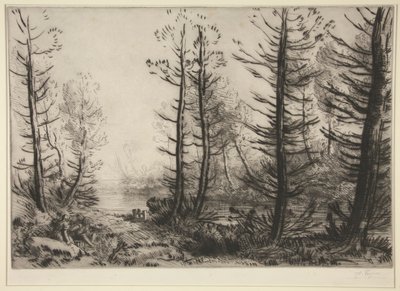 Le grand canal - Alphonse Legros