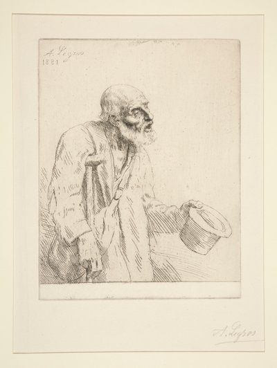 Le mendiant - Alphonse Legros