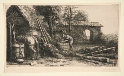Le tonnelier - Alphonse Legros