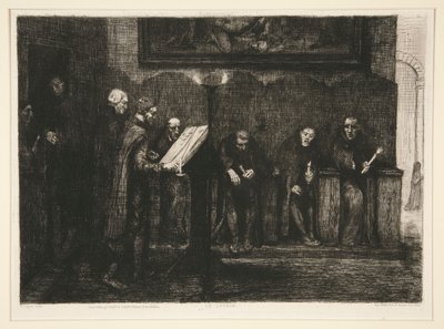 Les Chantres Espagnols - Le Lutrin - Alphonse Legros
