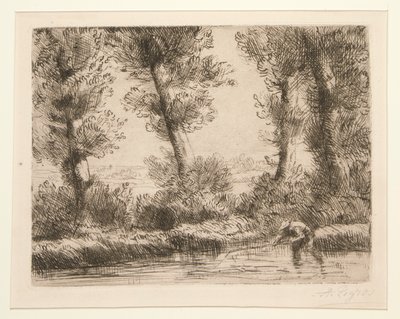 Les bords de la Liane - Alphonse Legros
